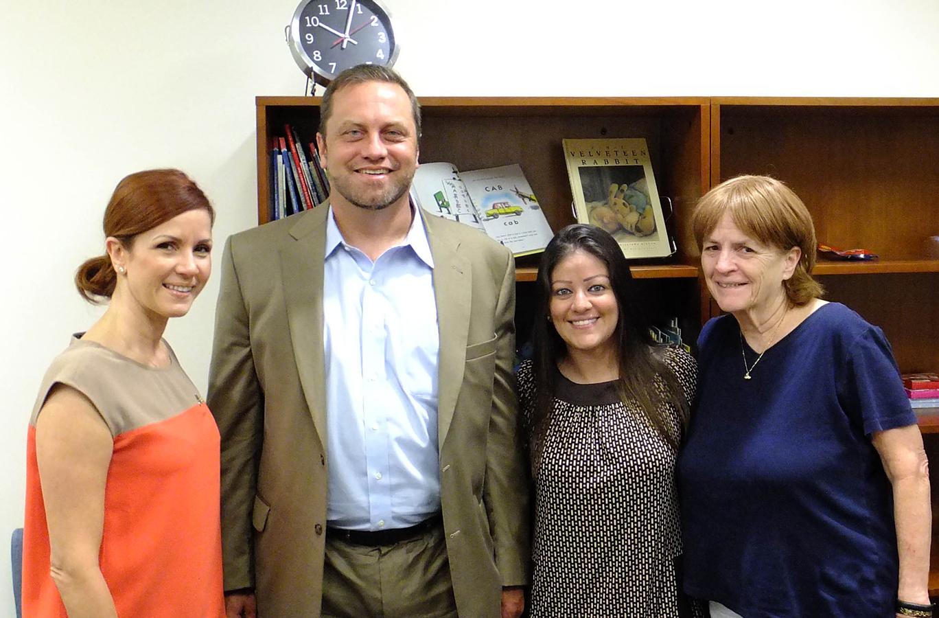 FFCR volunteers Iris Acosta-Zobel, Tom Oglesby, Lisa Delasotta and Ann Swarner following a Citizen Review Panel