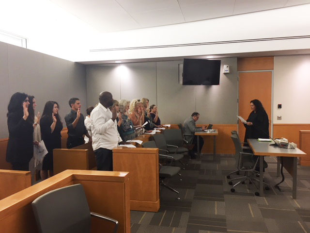 Engage: Judge Ruiz Swears in New FFCR Volunteers